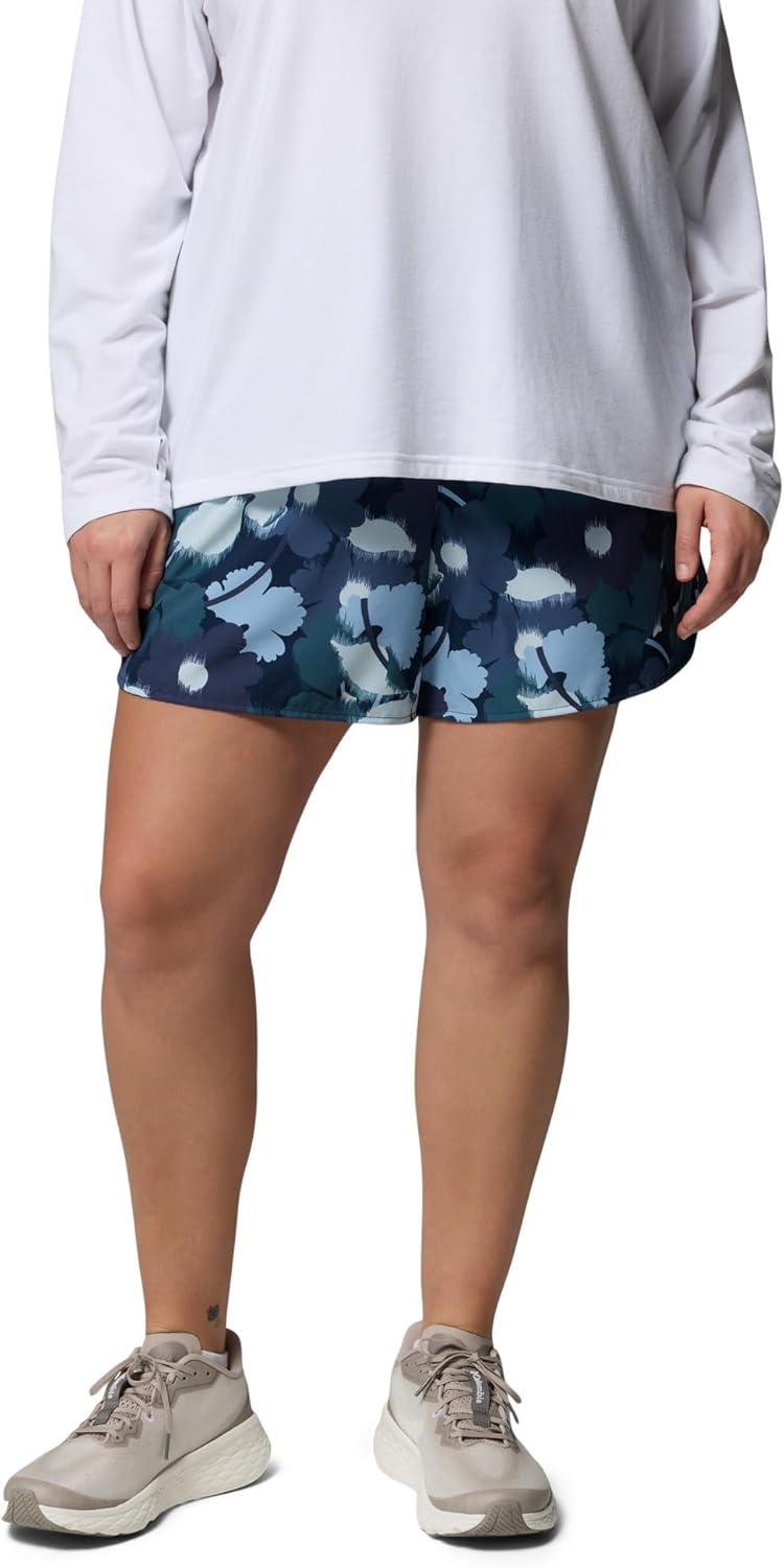 imageColumbia Womens Vital Valley Print ShortCollegiate NavyIkatbloom