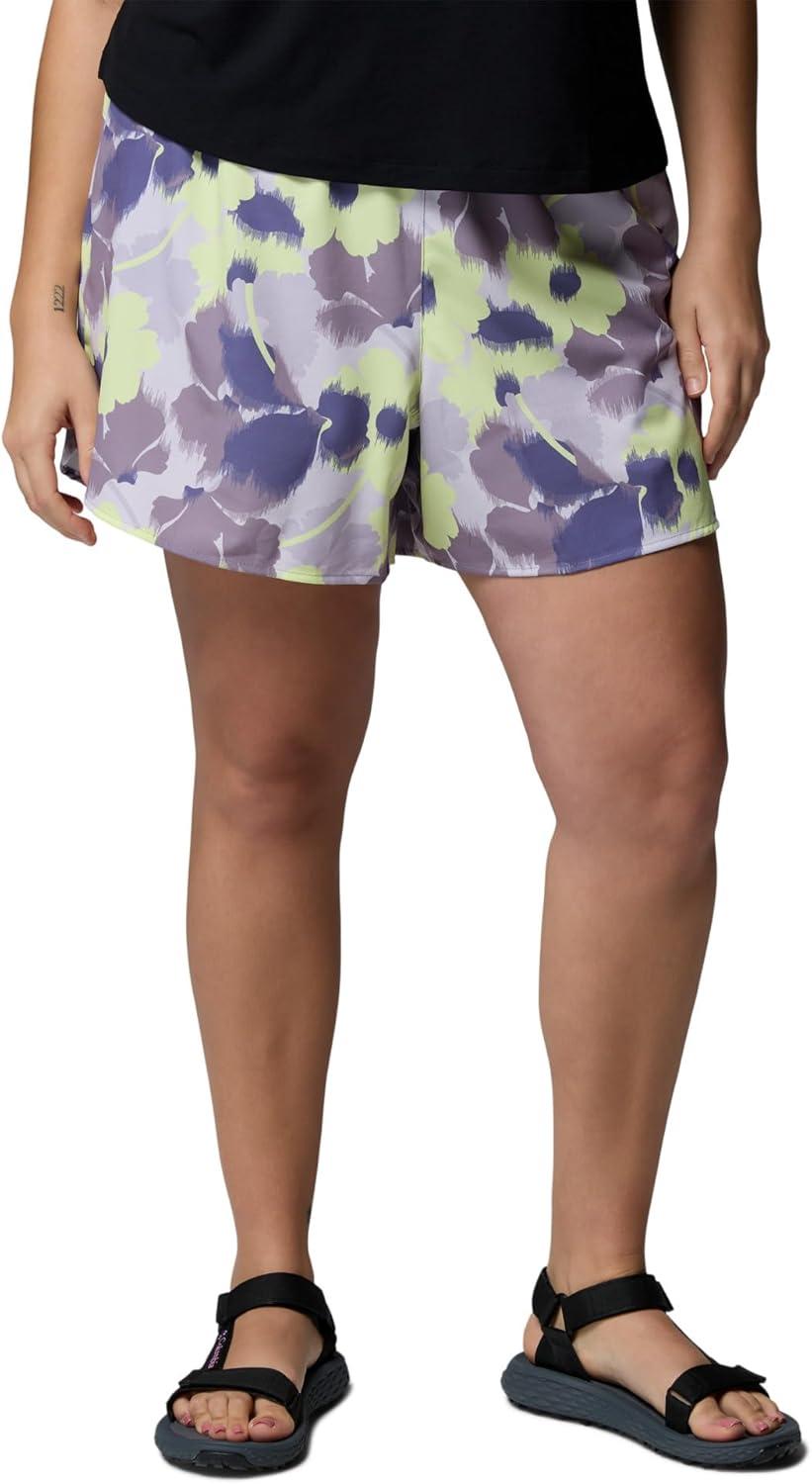 imageColumbia Womens Vital Valley Print ShortShale PurpleIkatbloom