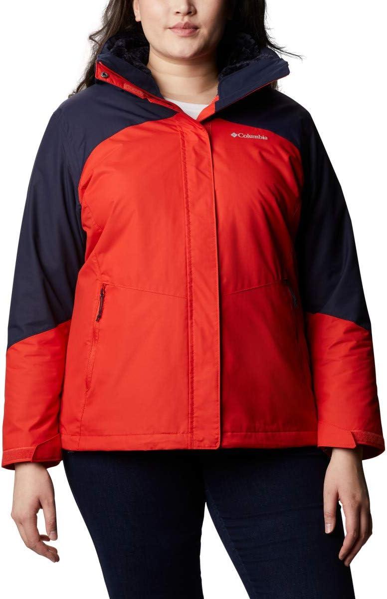 imageColumbia womens Bugaboo II Fleece Interchange JacketBold OrangeDark Nocturnal