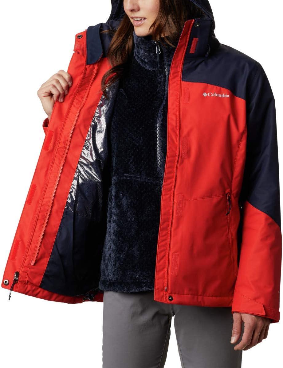 imageColumbia womens Bugaboo II Fleece Interchange JacketBold OrangeDark Nocturnal