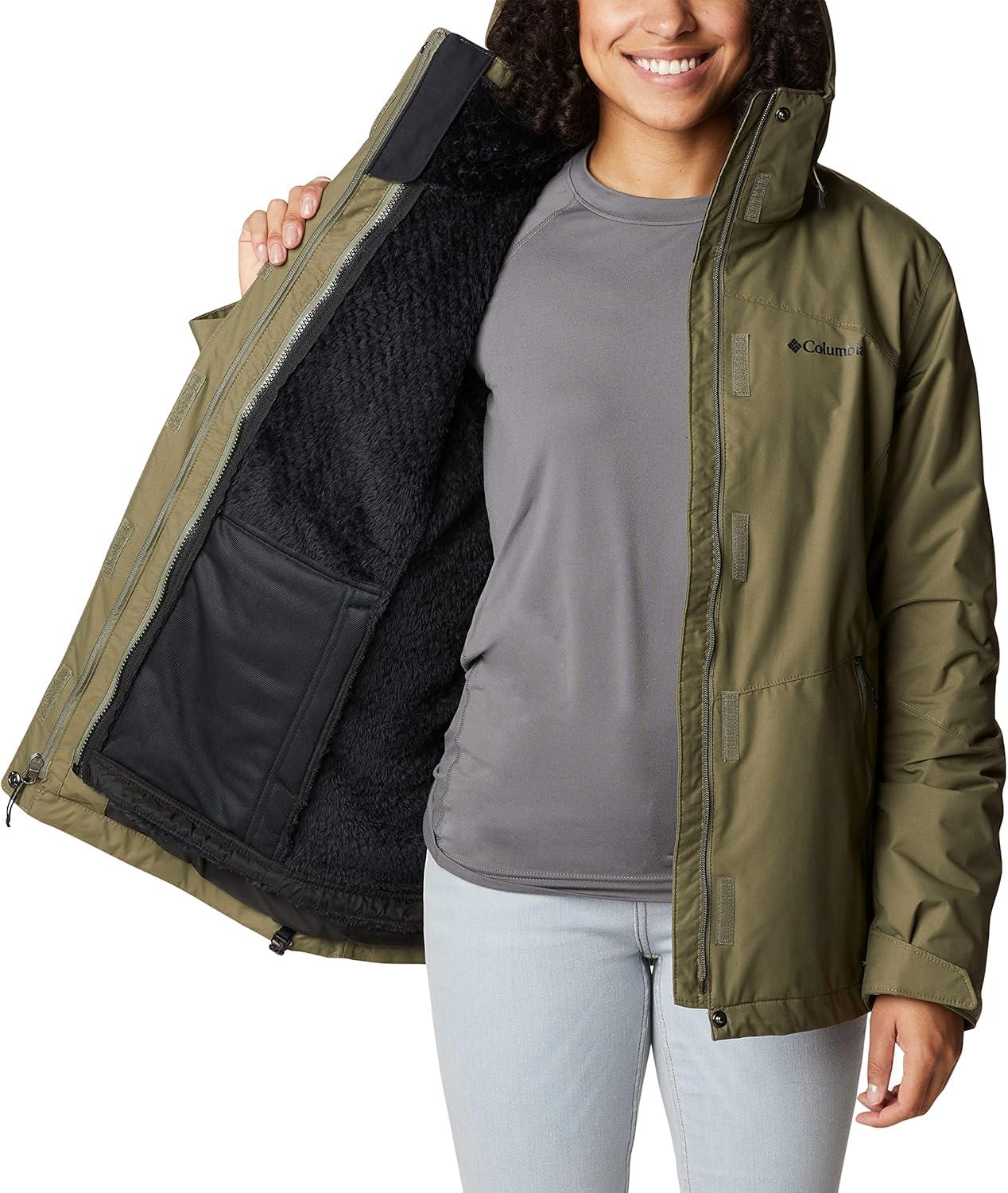 imageColumbia womens Bugaboo II Fleece Interchange JacketStone Green