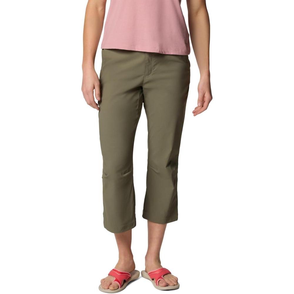 imageColumbia Womens Leslie Falls Capri IIStone Green