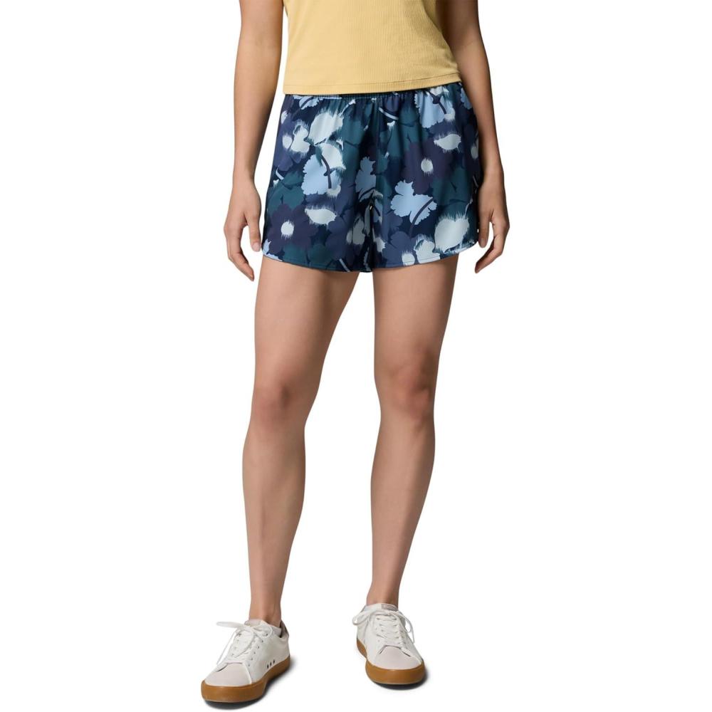 imageColumbia Womens Vital Valley Print ShortCollegiate NavyIkatbloom