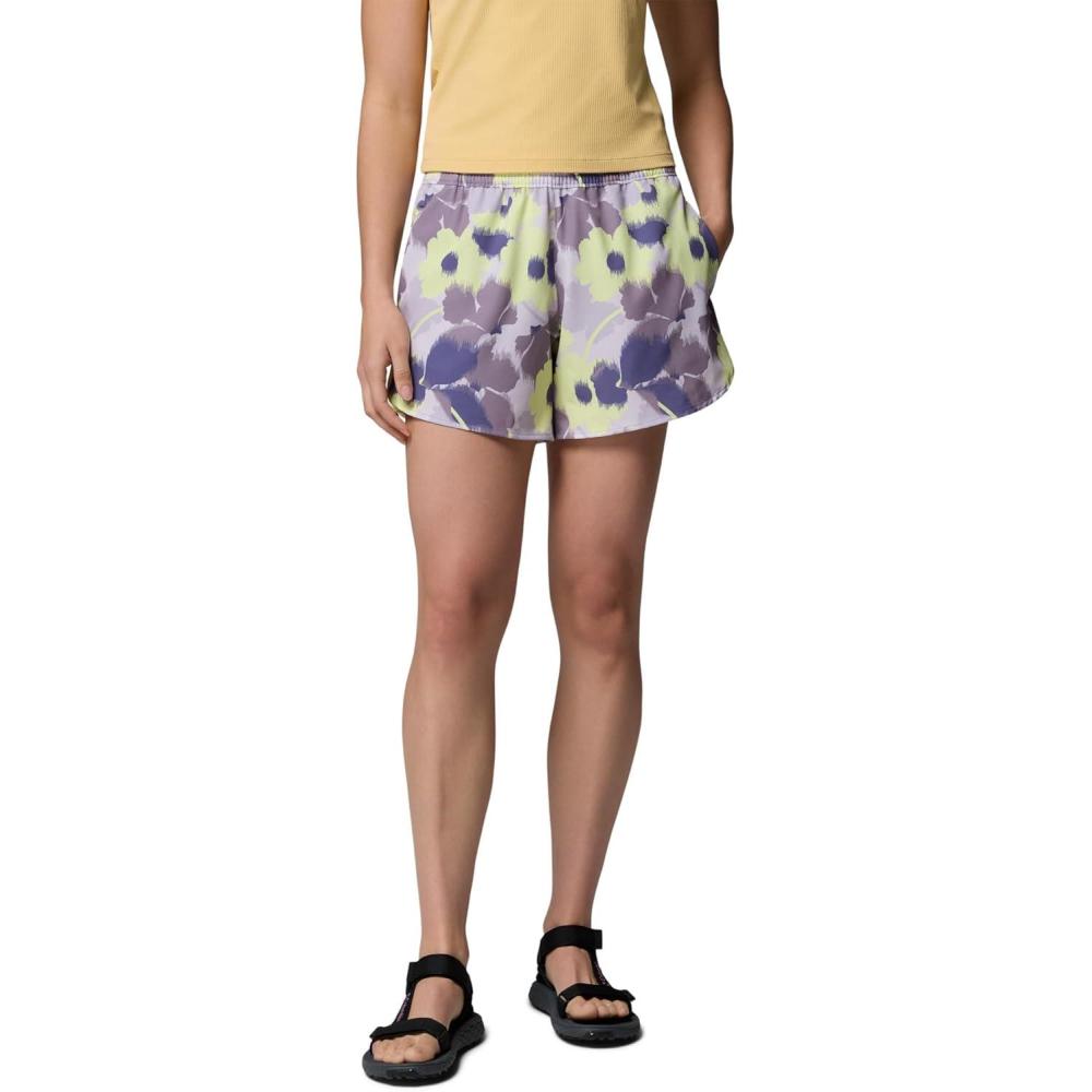 imageColumbia Womens Vital Valley Print ShortShale PurpleIkatbloom