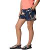 Columbia Womens Sandy River Printed Short III(Collegiate Navy Outbacked)