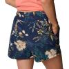 Columbia Womens Sandy River Printed Short III(Collegiate Navy Outbacked)
