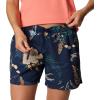 Columbia Womens Sandy River Printed Short III(Collegiate Navy Outbacked)