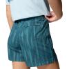 Columbia Womens Sandy River Printed Short III(Everblue/Shimmer)