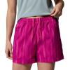 Columbia Womens Sandy River Printed Short III(Fuchsia/Shimmer)