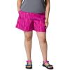 Columbia Womens Sandy River Printed Short III(Fuchsia/Shimmer)