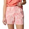 Columbia Womens Sandy River Printed Short III(Pink Sand Pasteled Tonal)
