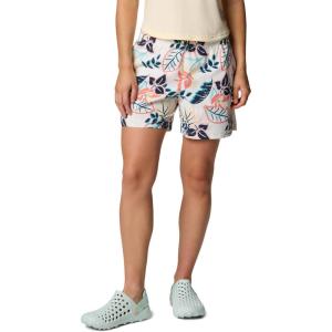 Columbia Womens Sandy River Printed Short III(Alpenglow Pasteled)