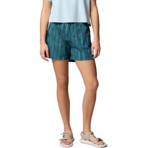 Columbia Womens Sandy River Printed Short III(Everblue/Shimmer)