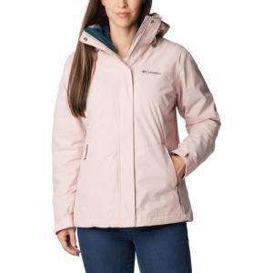 Columbia womens Bugaboo II Fleece Interchange Jacket(Dusty Pink)