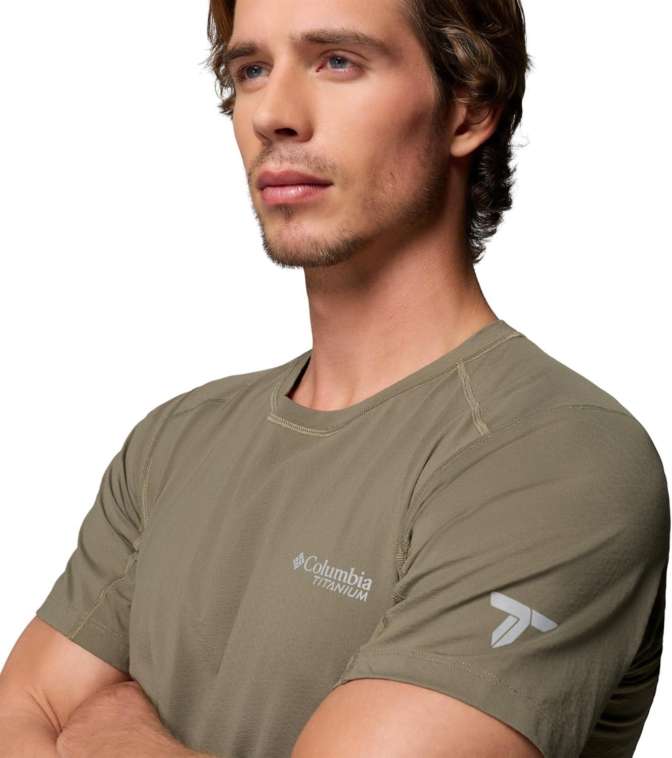 imageColumbia Mens Diamond Peak Pro Short SleeveStone Green