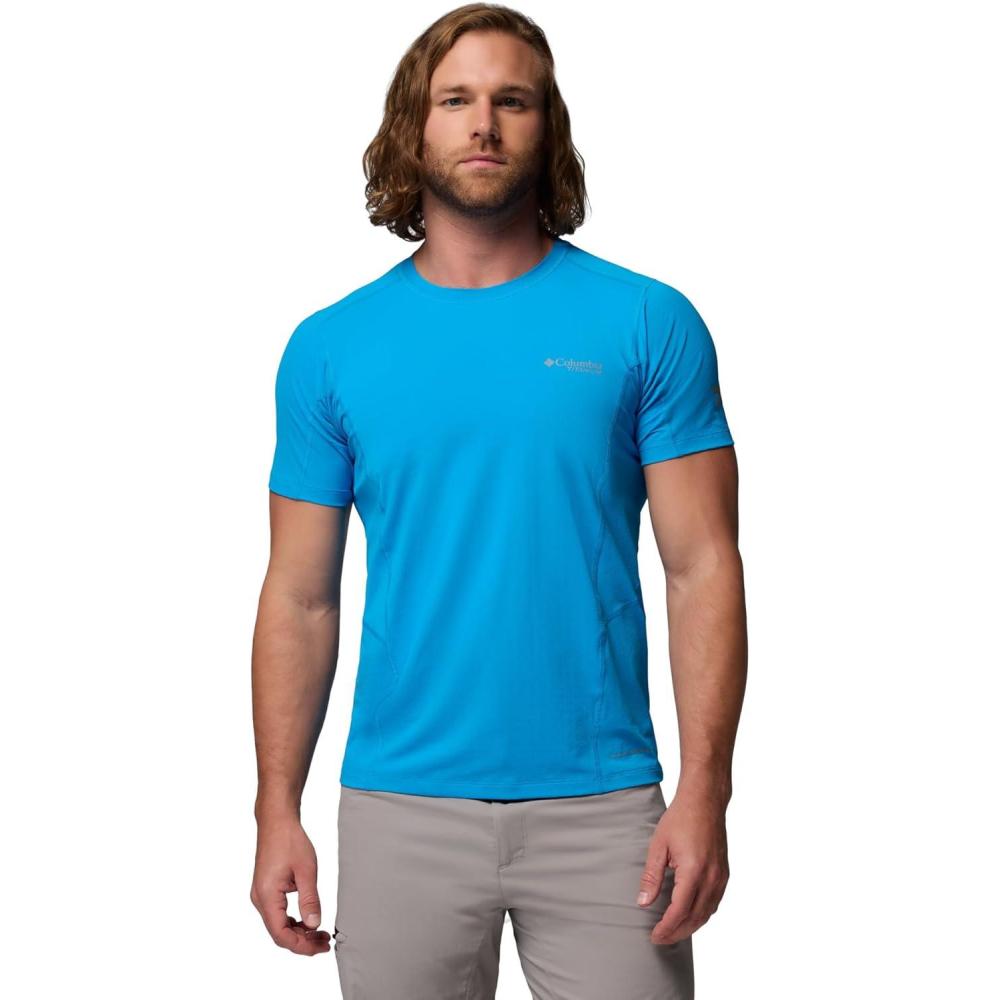imageColumbia Mens Diamond Peak Pro Short SleeveCompass Blue