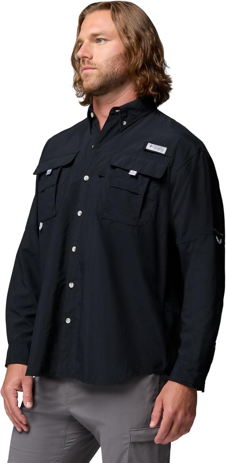 imageColumbia Mens PFG Bahama II Long Sleeve Fishing ShirtBlack