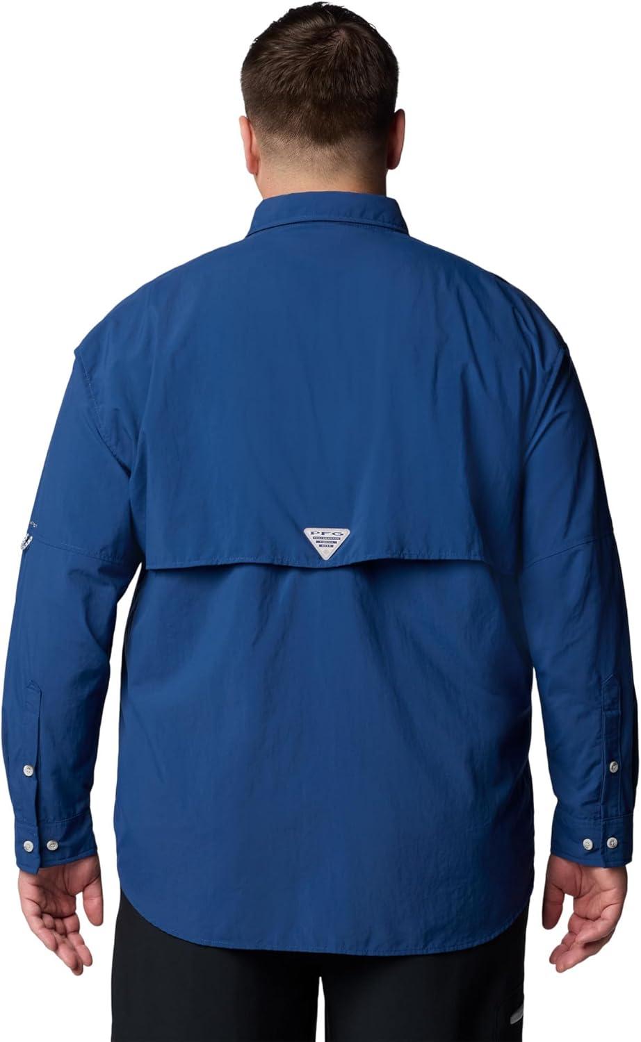 imageColumbia Mens PFG Bahama II Long Sleeve Fishing ShirtCarbon