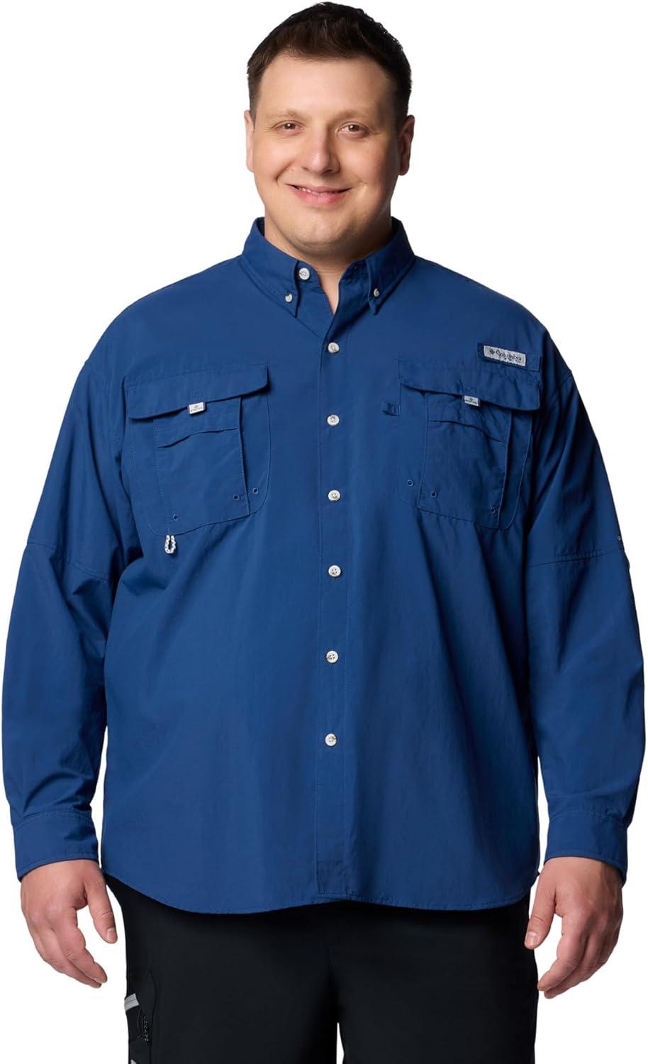 imageColumbia Mens PFG Bahama II Long Sleeve Fishing ShirtCarbon
