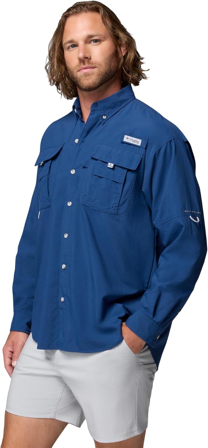 imageColumbia Mens PFG Bahama II Long Sleeve Fishing ShirtCarbon