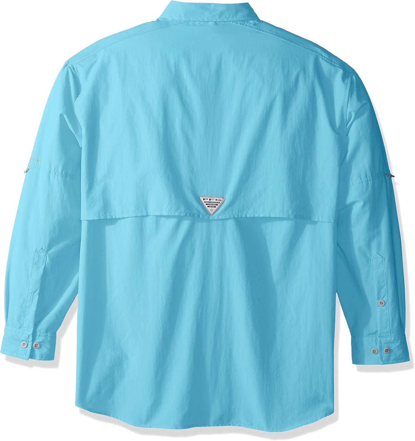 imageColumbia Mens PFG Bahama II Long Sleeve Fishing ShirtCoastal Blue