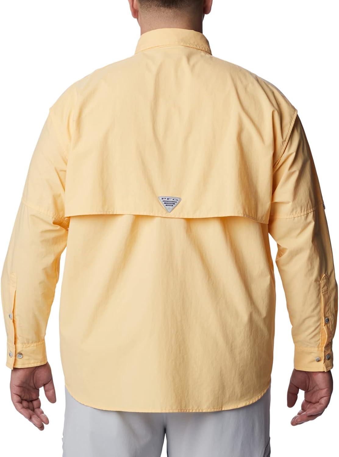imageColumbia Mens PFG Bahama II Long Sleeve Fishing ShirtCocoa Butter