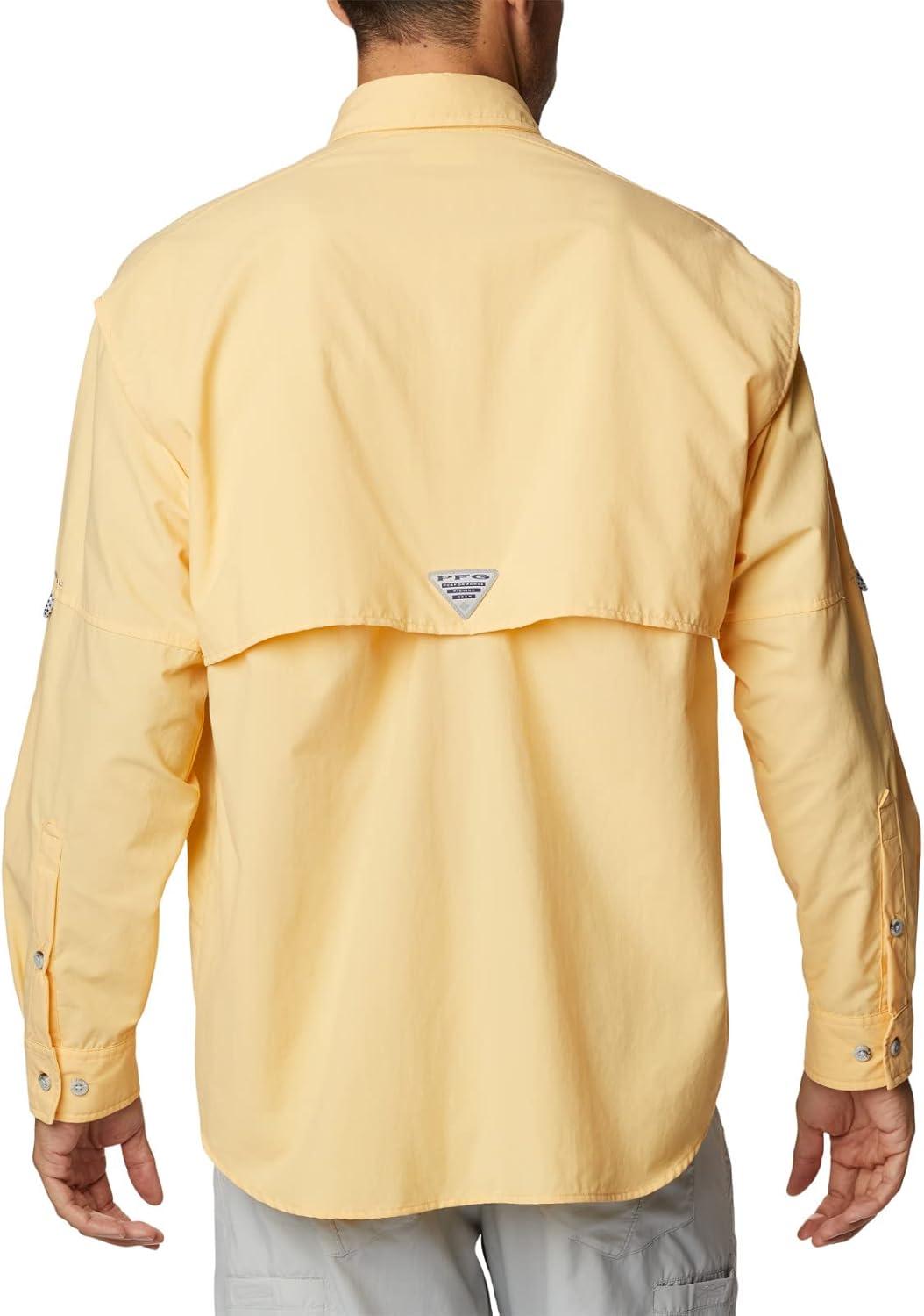 imageColumbia Mens PFG Bahama II Long Sleeve Fishing ShirtCocoa Butter