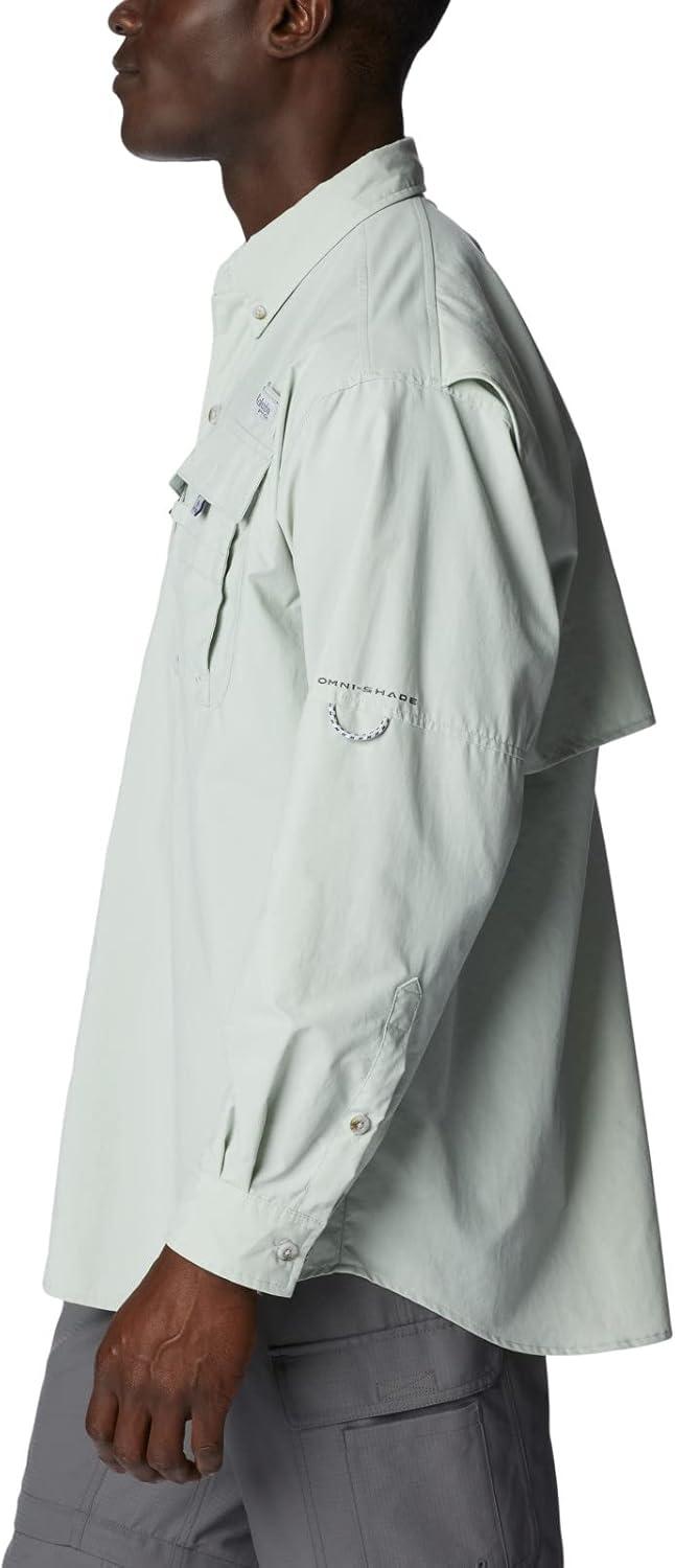 imageColumbia Mens PFG Bahama II Long Sleeve Fishing ShirtCool Green