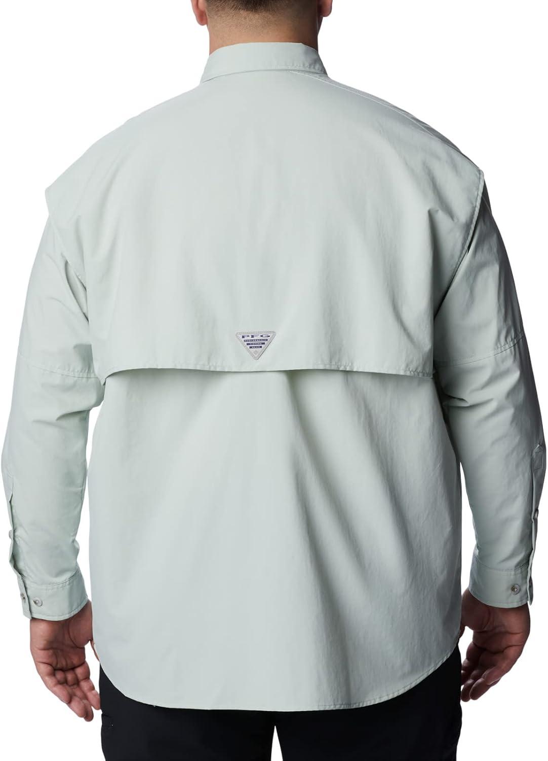 imageColumbia Mens PFG Bahama II Long Sleeve Fishing ShirtCool Green