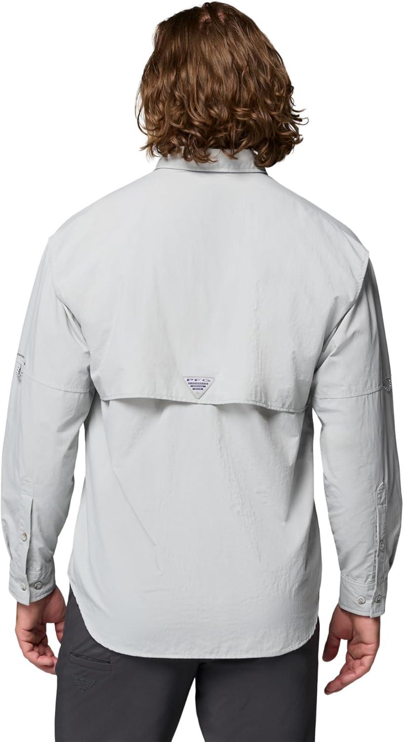 imageColumbia Mens PFG Bahama II Long Sleeve Fishing ShirtCool Grey