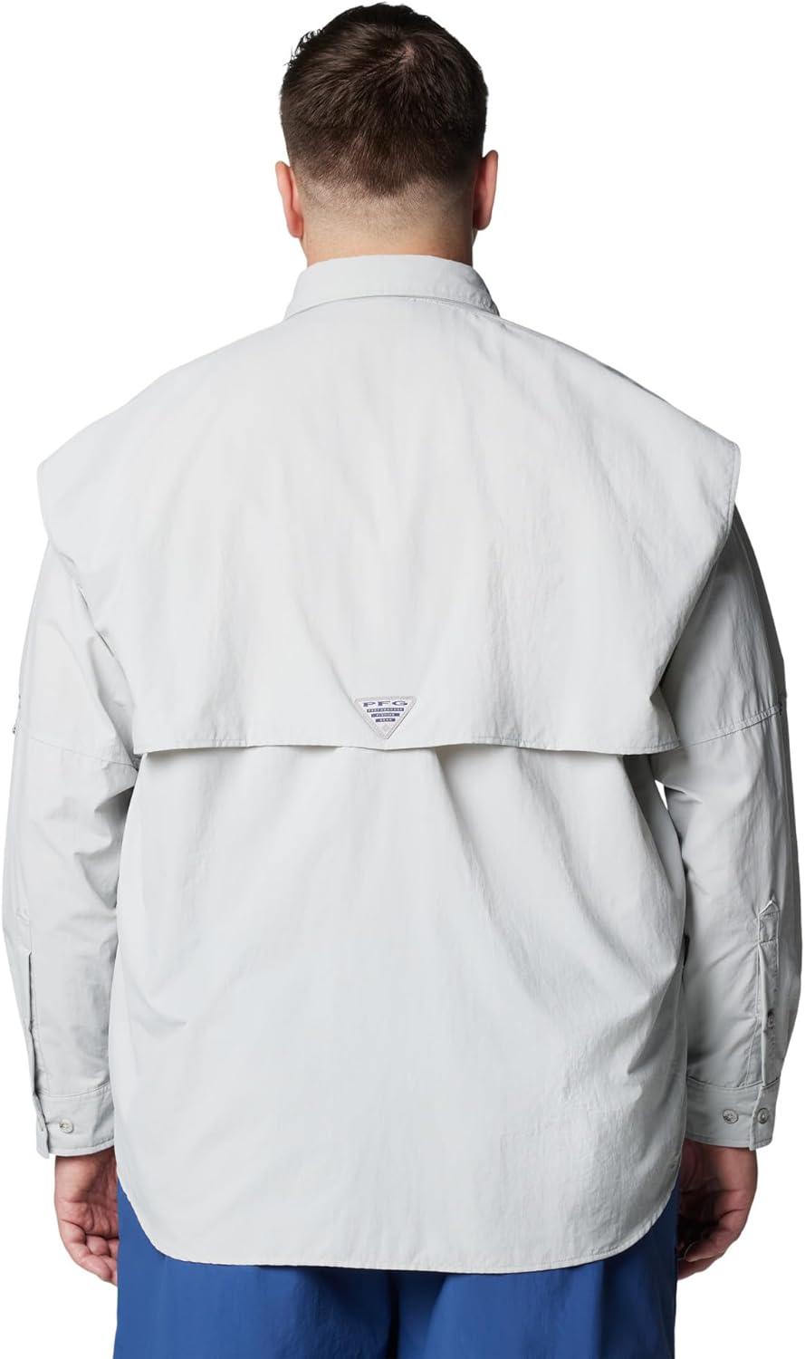 imageColumbia Mens PFG Bahama II Long Sleeve Fishing ShirtCool Grey