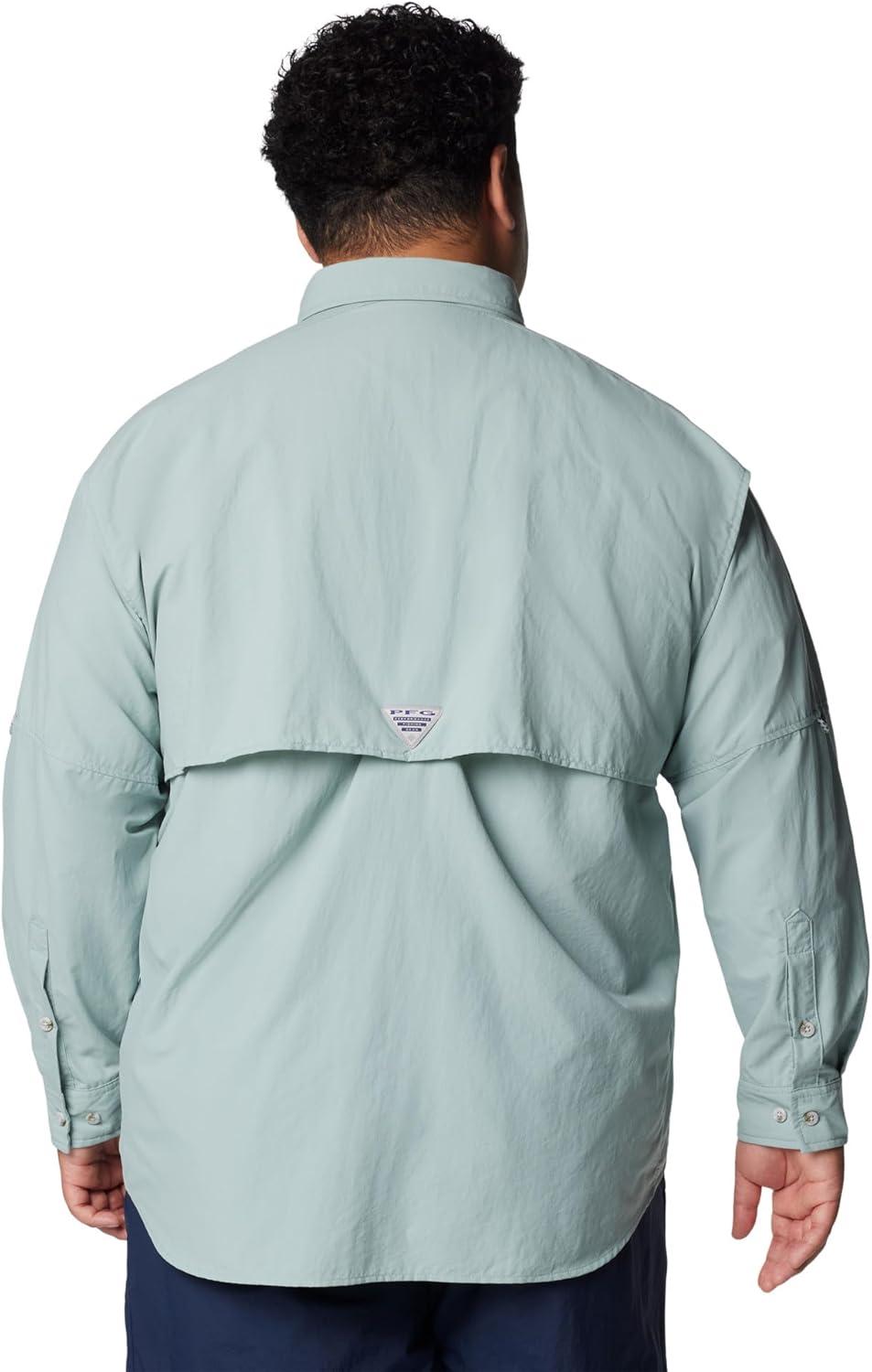 imageColumbia Mens PFG Bahama II Long Sleeve Fishing ShirtCrushed Blue