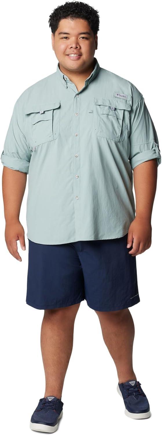 imageColumbia Mens PFG Bahama II Long Sleeve Fishing ShirtCrushed Blue
