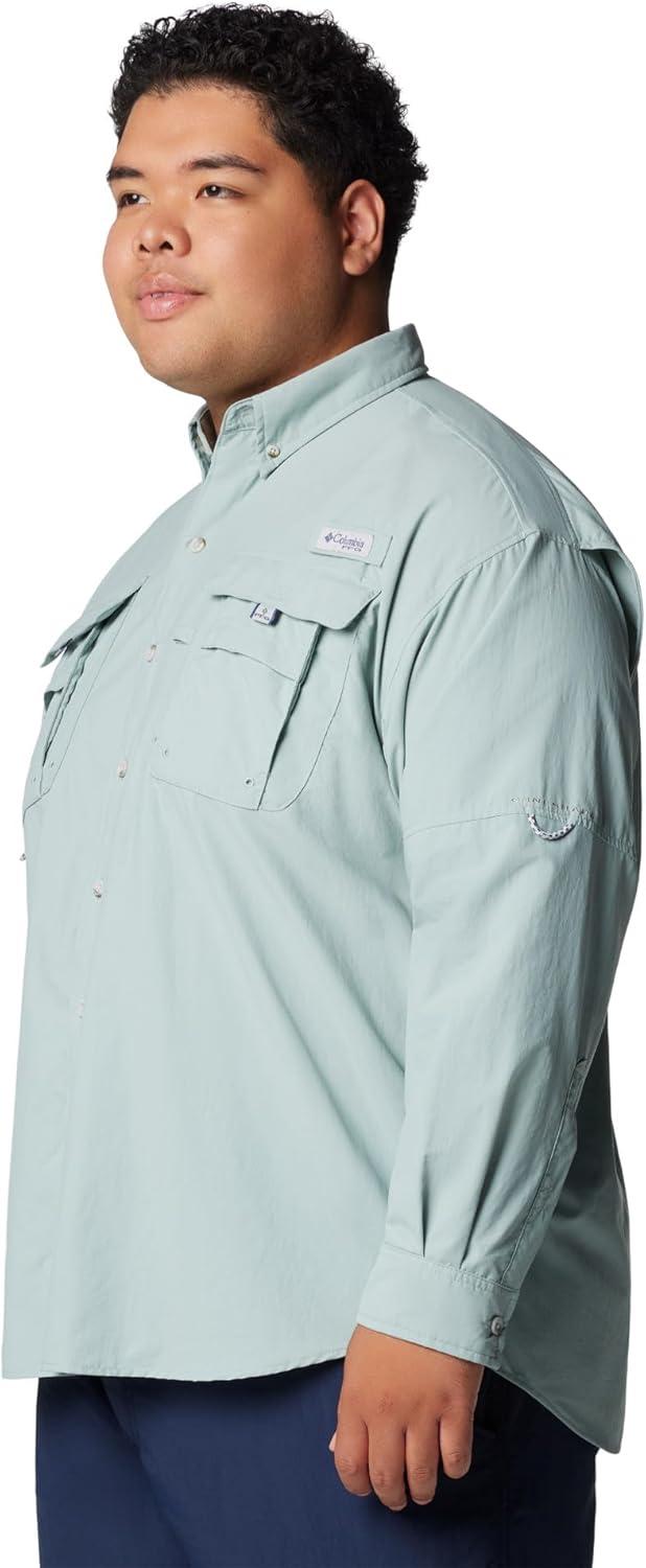 imageColumbia Mens PFG Bahama II Long Sleeve Fishing ShirtCrushed Blue