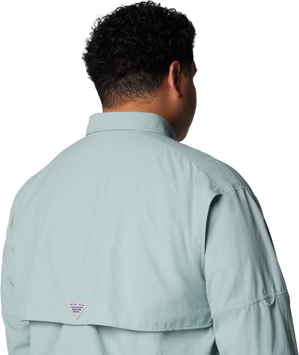 imageColumbia Mens PFG Bahama II Long Sleeve Fishing ShirtCrushed Blue