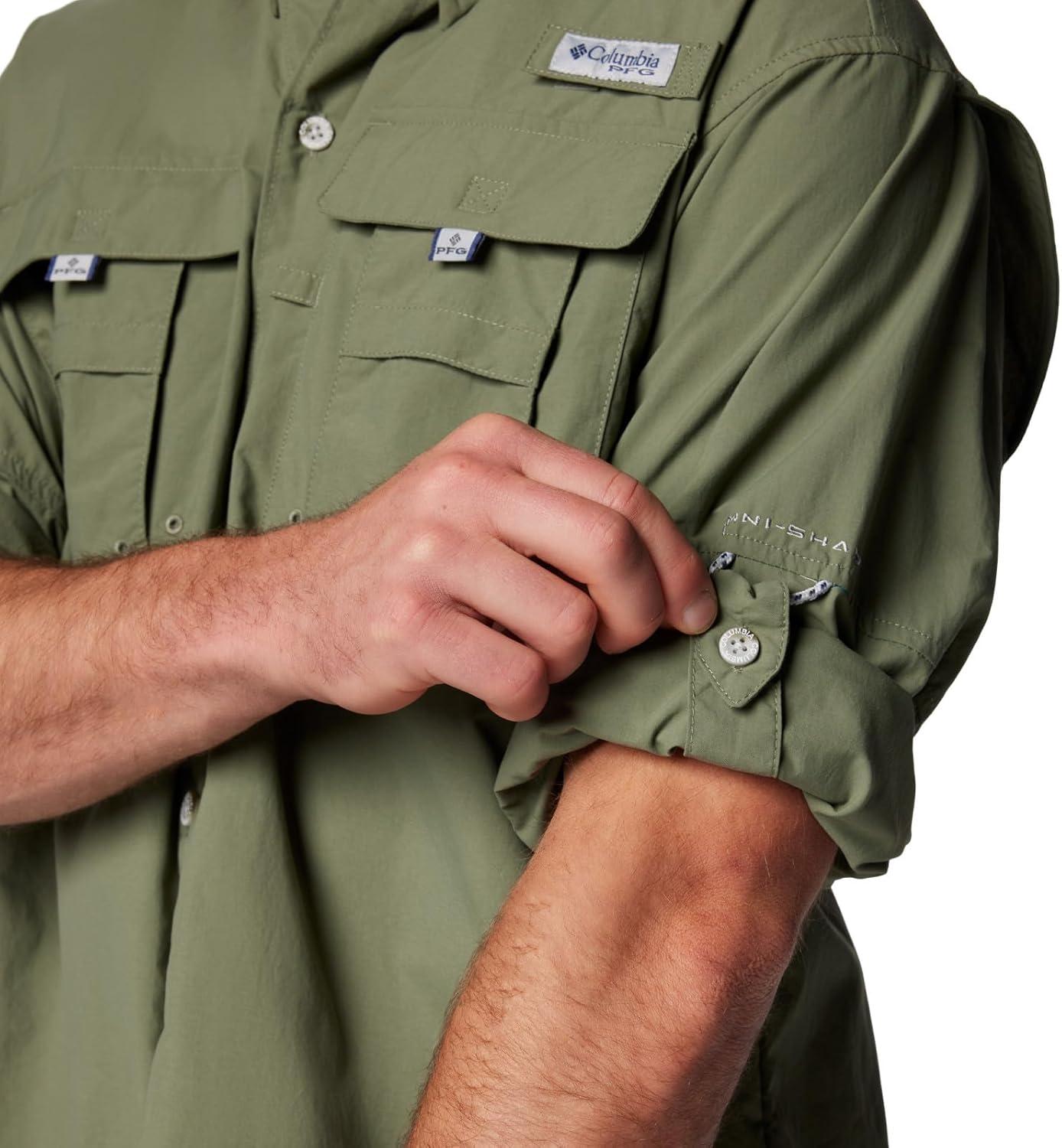 imageColumbia Mens PFG Bahama II Long Sleeve Fishing ShirtCypress