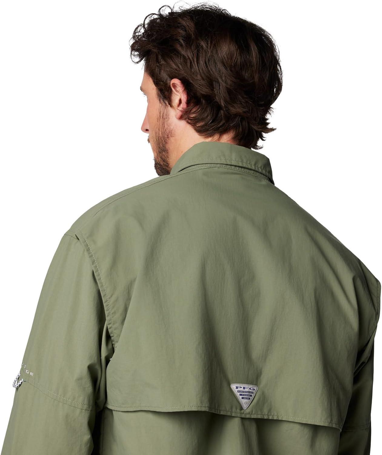 imageColumbia Mens PFG Bahama II Long Sleeve Fishing ShirtCypress