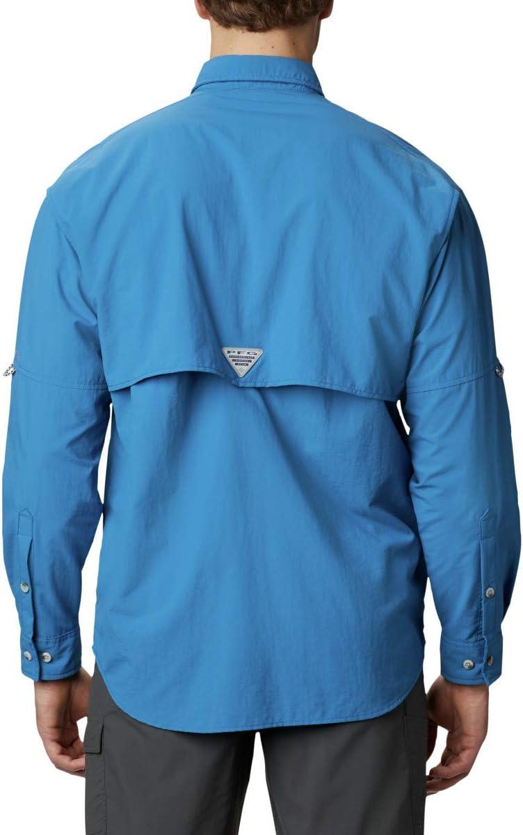 imageColumbia Mens PFG Bahama II Long Sleeve Fishing ShirtDark Pool