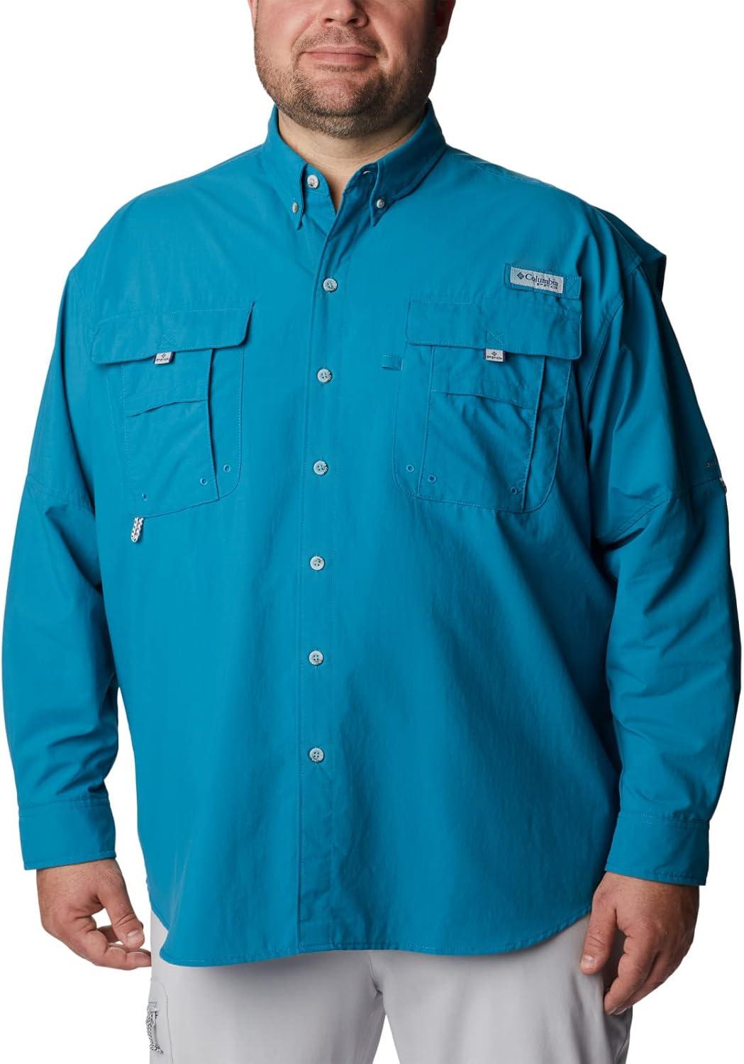 imageColumbia Mens PFG Bahama II Long Sleeve Fishing ShirtDeep Marine