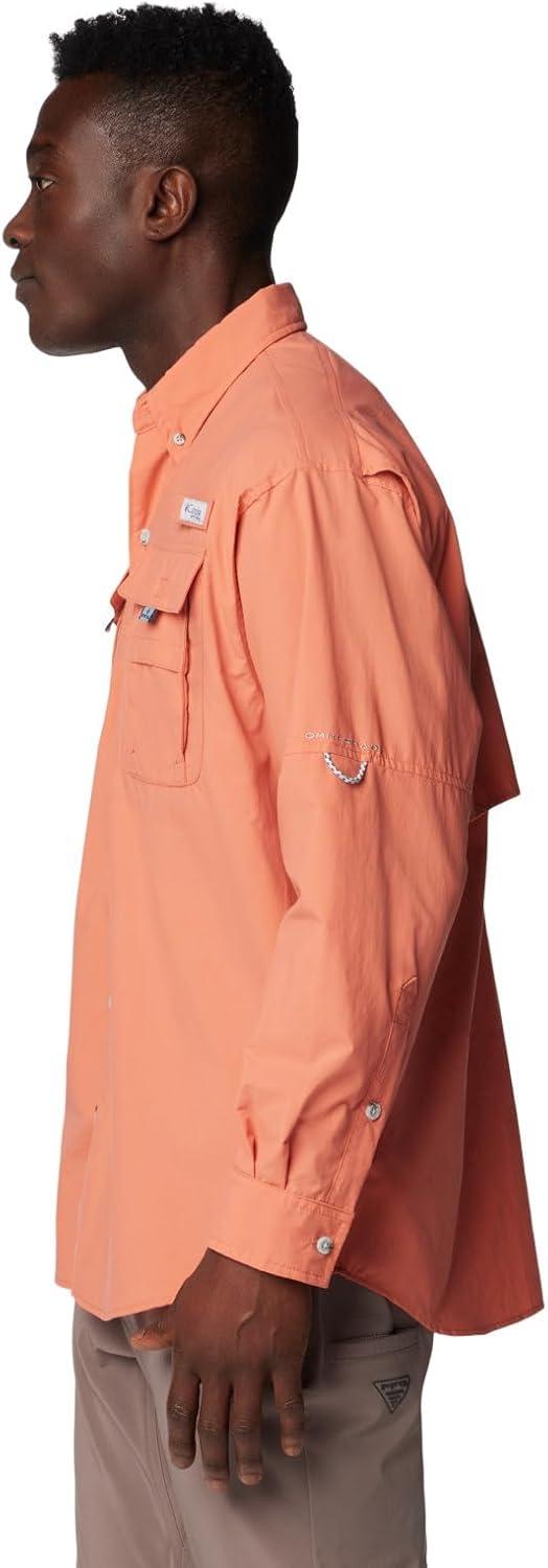 imageColumbia Mens PFG Bahama II Long Sleeve Fishing ShirtFaded Peach