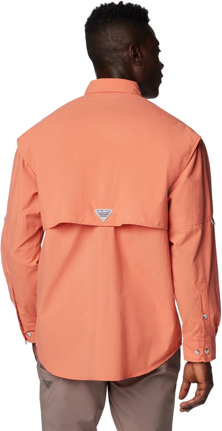 imageColumbia Mens PFG Bahama II Long Sleeve Fishing ShirtFaded Peach