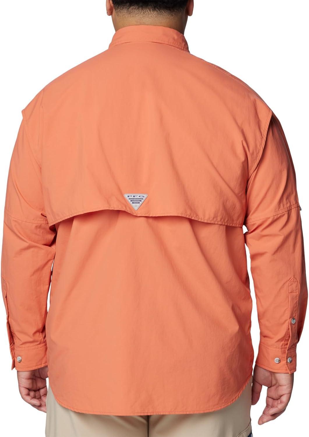 imageColumbia Mens PFG Bahama II Long Sleeve Fishing ShirtFaded Peach