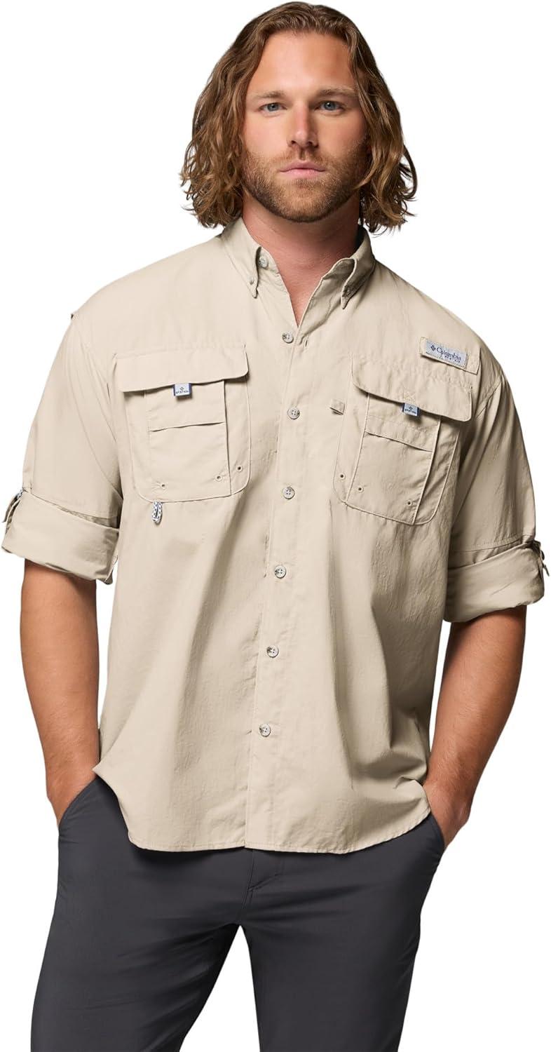 imageColumbia Mens PFG Bahama II Long Sleeve Fishing ShirtFossil