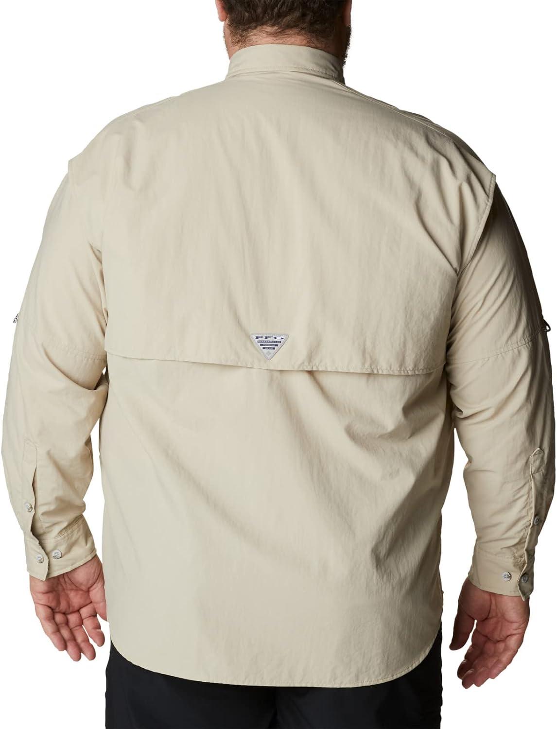 imageColumbia Mens PFG Bahama II Long Sleeve Fishing ShirtFossilRealtree Edge