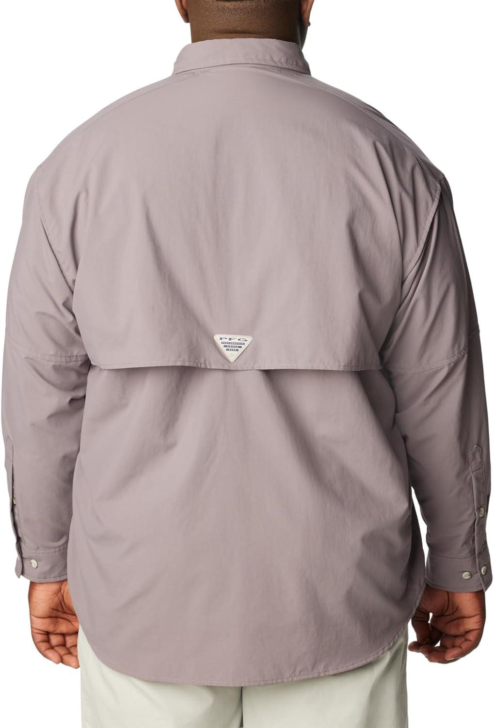 imageColumbia Mens PFG Bahama II Long Sleeve Fishing ShirtGranite Purple