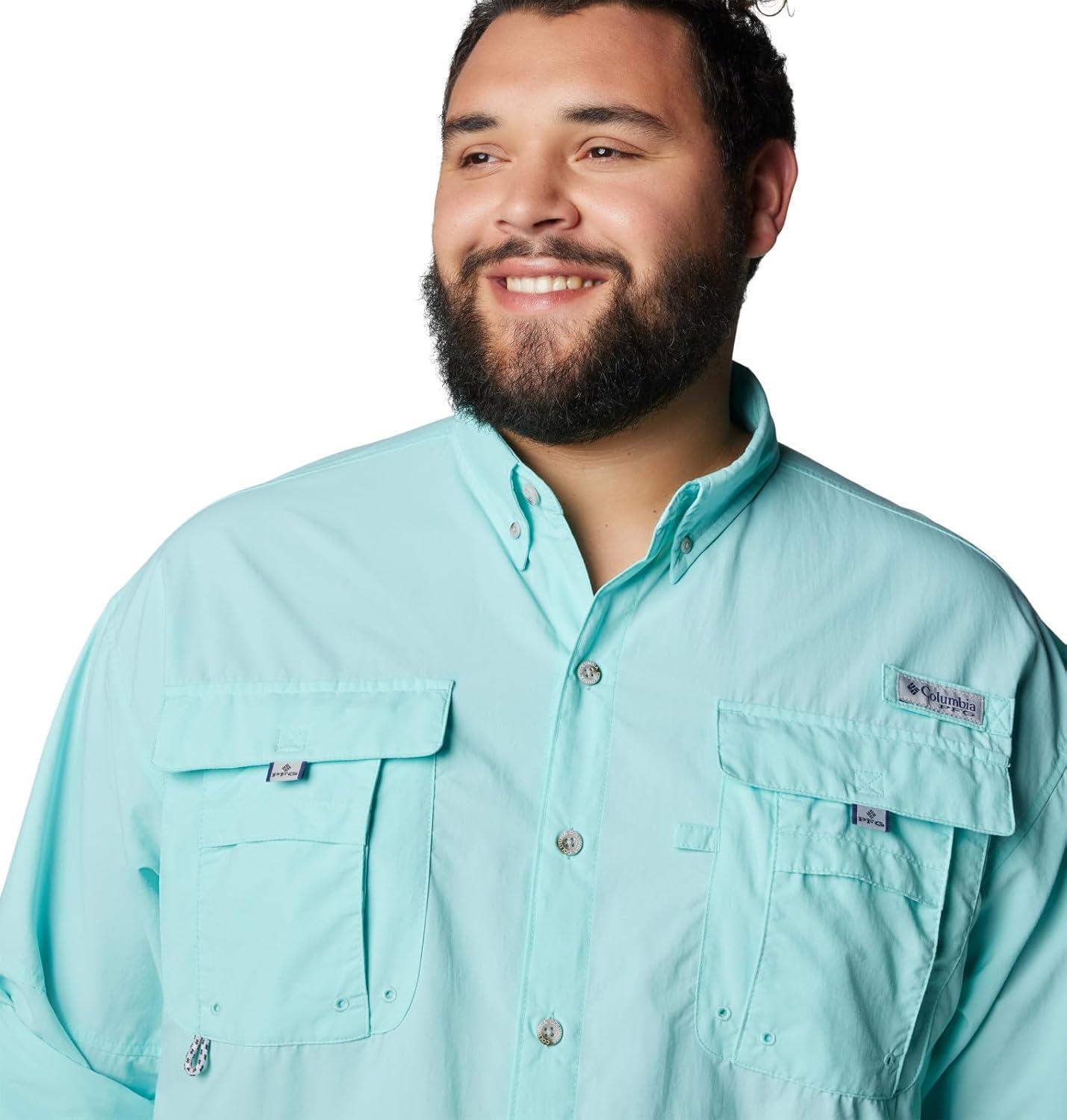imageColumbia Mens PFG Bahama II Long Sleeve Fishing ShirtGulf Stream