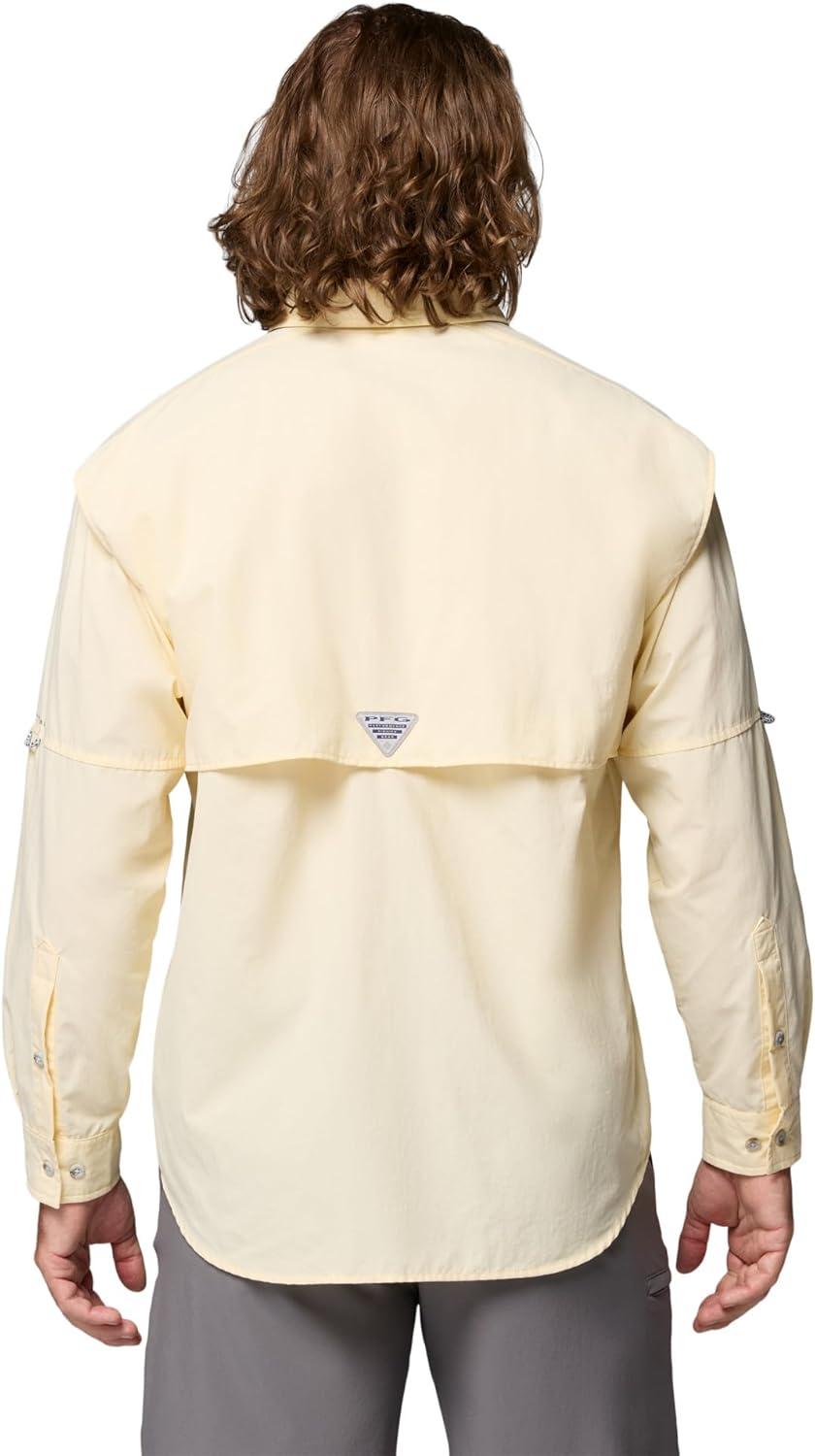 imageColumbia Mens PFG Bahama II Long Sleeve Fishing ShirtLemon Wash