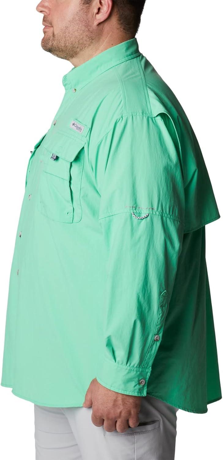 imageColumbia Mens PFG Bahama II Long Sleeve Fishing ShirtLight Jade