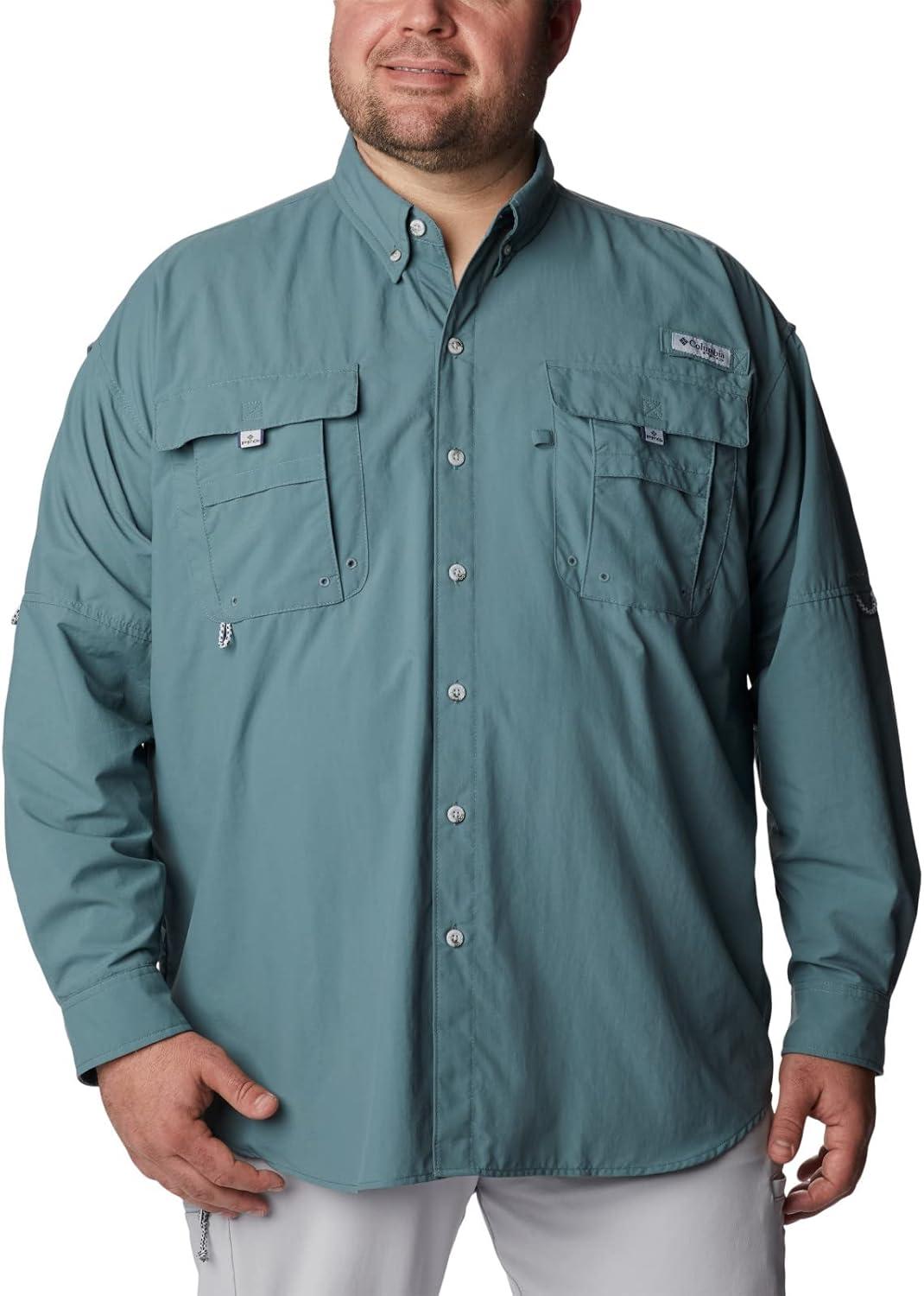 imageColumbia Mens PFG Bahama II Long Sleeve Fishing ShirtMetal