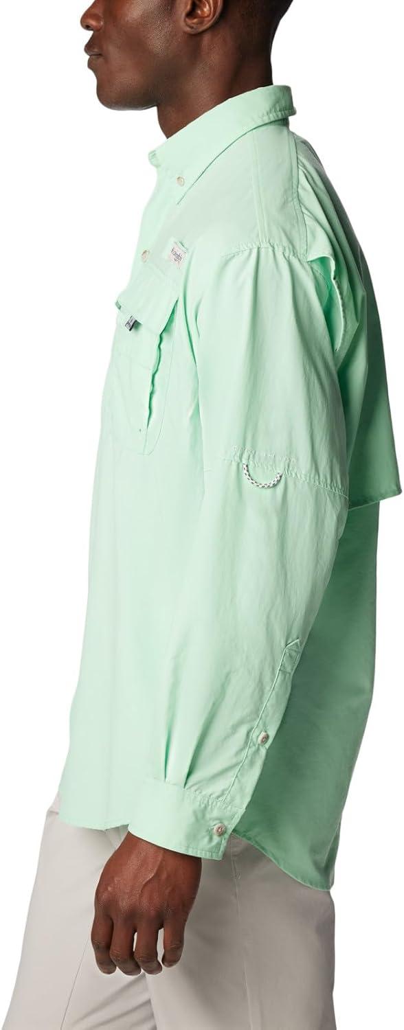 imageColumbia Mens PFG Bahama II Long Sleeve Fishing ShirtMint Cay